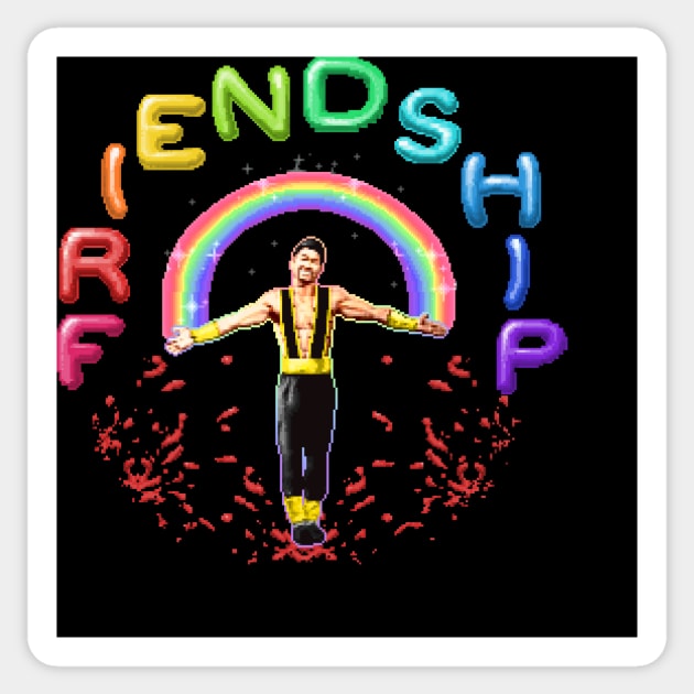 Mortal Friendship Sticker by Kari Likelikes